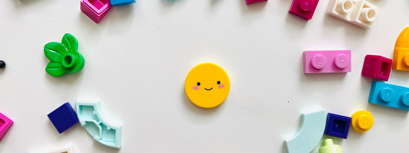 colourful lego pieces