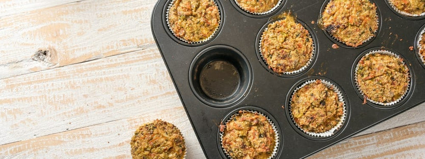 savoury muffins in a container