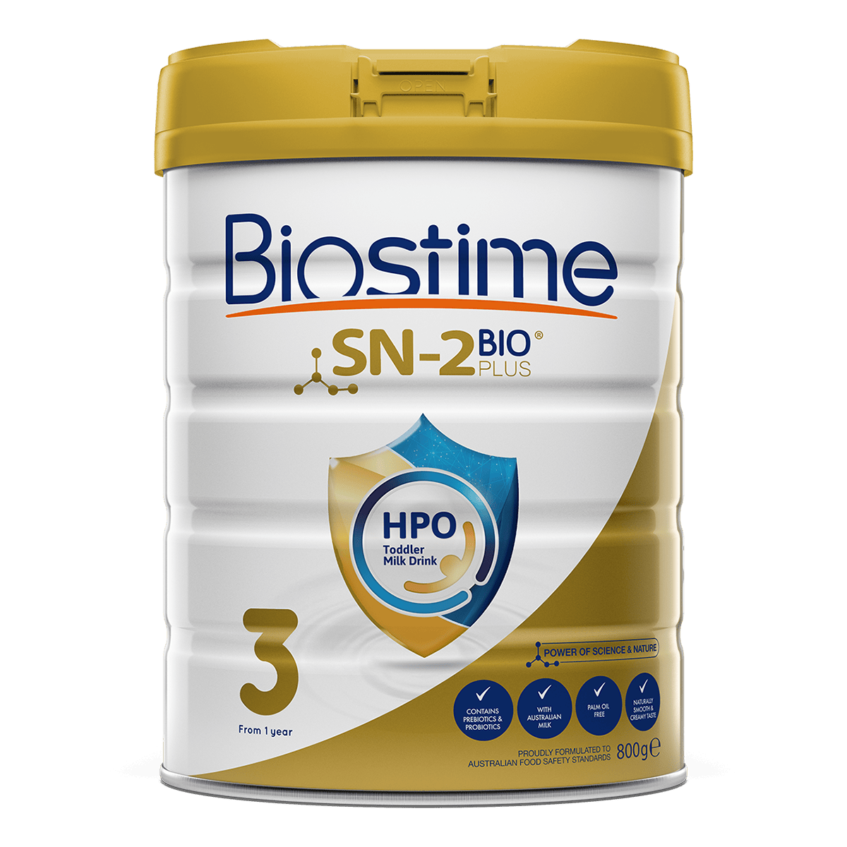 12-36 MONTHS  Biostime® SN-2 BIO PLUS  HPO TODDLER MILK DRINK