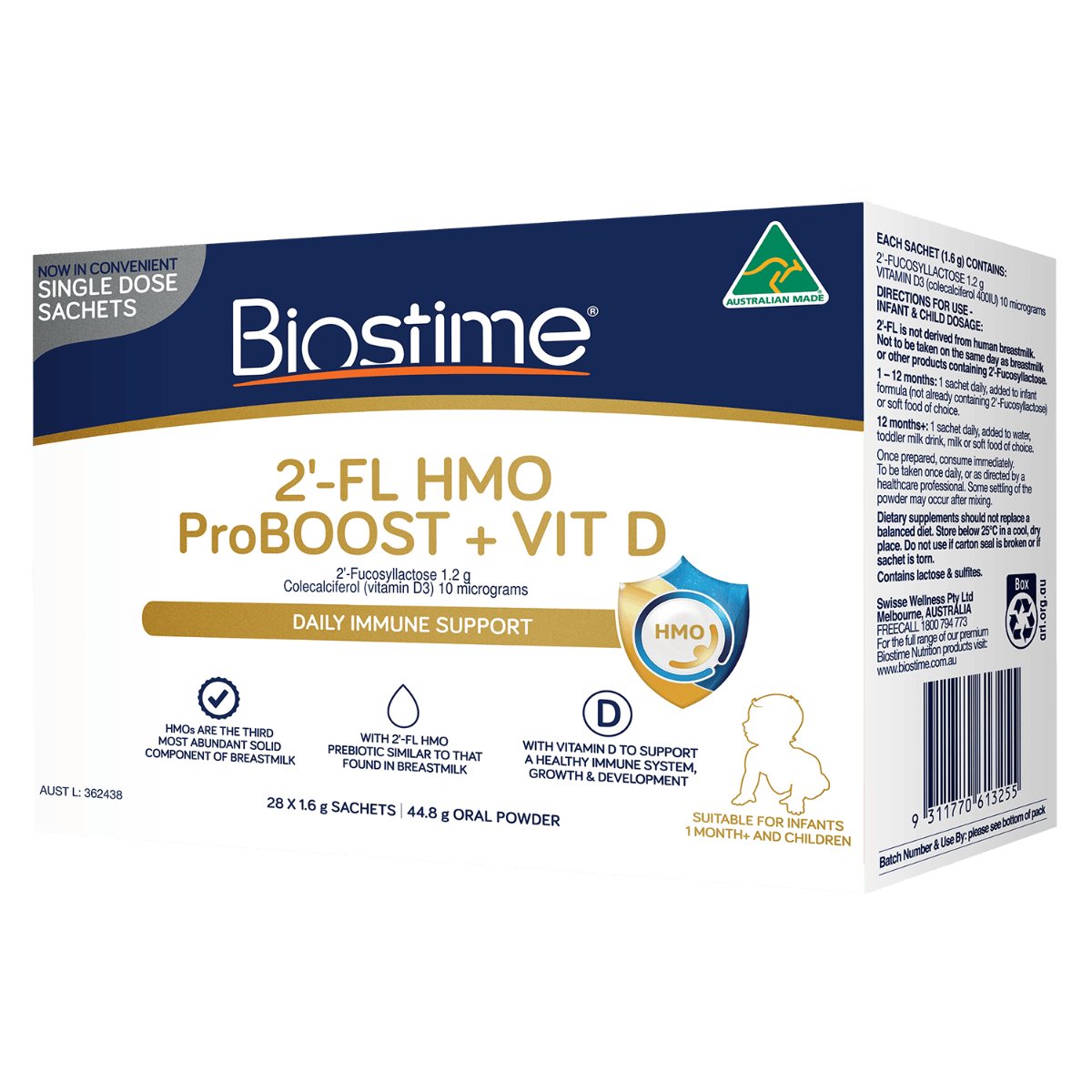 Biostime Biostime® 2’-FL HMO ProBoost + Vit D